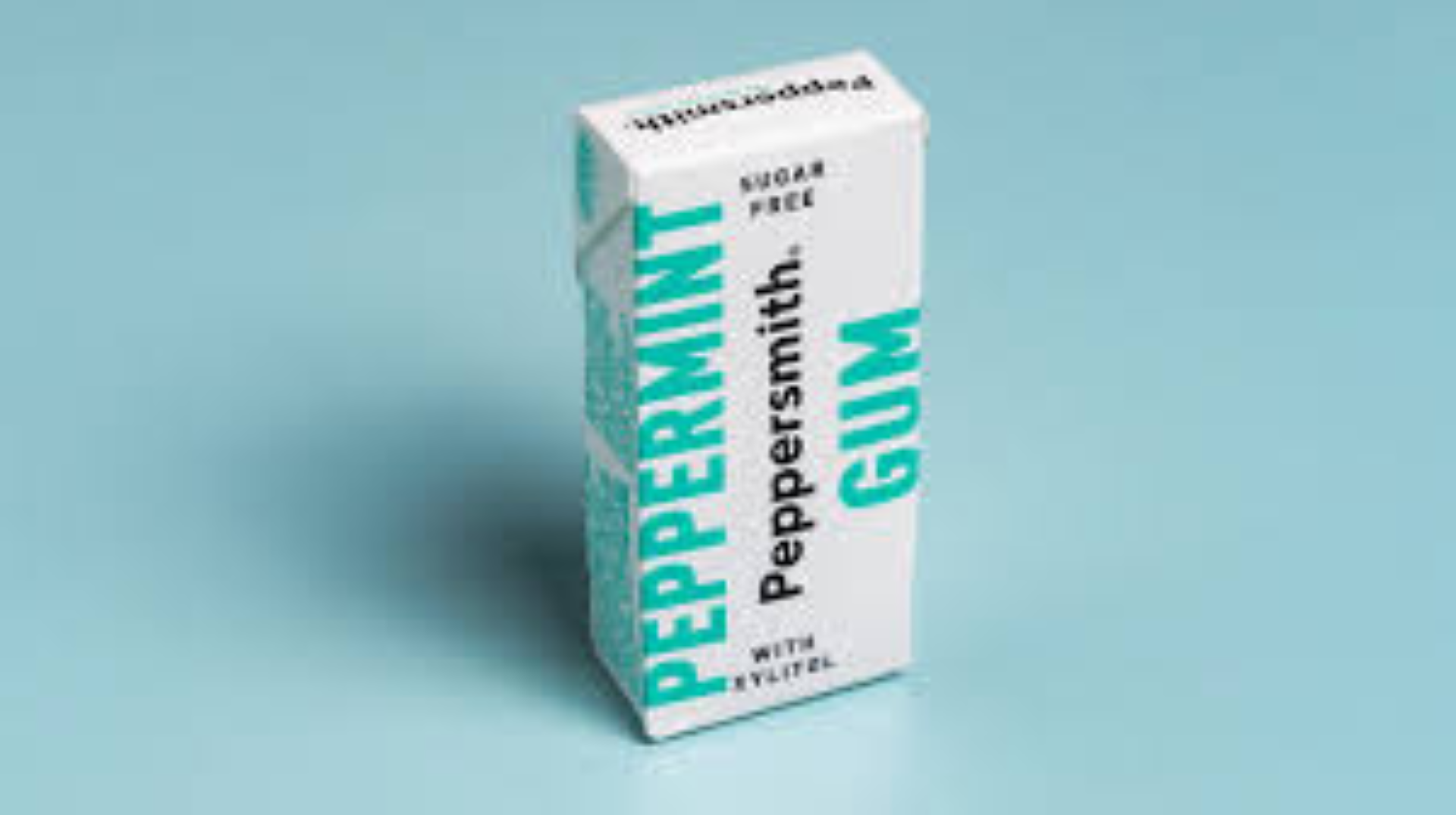 PEPPERSMITH PEPPERMINT SUGAR FREE GUM 15G